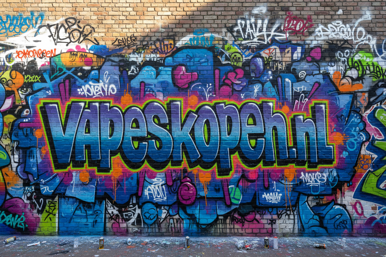 Vapeskopen.nl graffiti background 